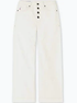 W's Rivet Wide Leg Canvas Pant